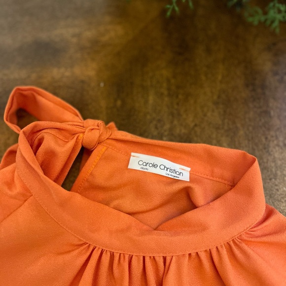 Adorable ladies short sleeve dress with ruffle and bow - Picture 5 of 6